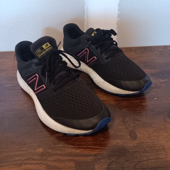 New Balance 520 V5 Black Pink Women’s Running Shoes Size 9.5 - Picture 1 of 9